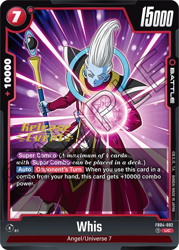 Whis [Ultra Limit Release Event Cards] | Total Play