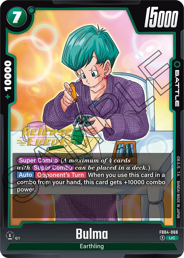 Bulma [Ultra Limit Release Event Cards] | Total Play