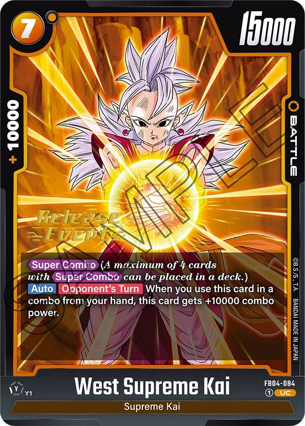 West Supreme Kai [Ultra Limit Release Event Cards] | Total Play