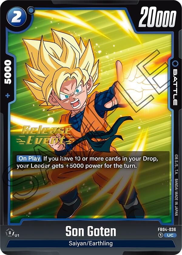 Son Goten [Ultra Limit Release Event Cards] | Total Play