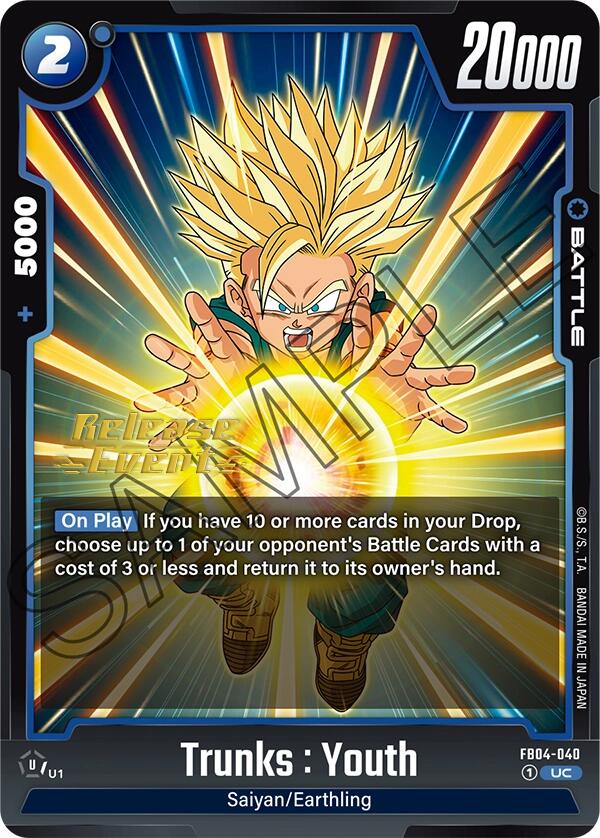 Trunks : Youth [Ultra Limit Release Event Cards] | Total Play
