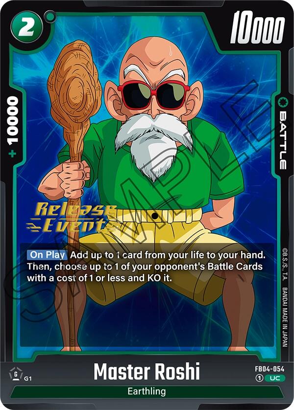 Master Roshi [Ultra Limit Release Event Cards] | Total Play