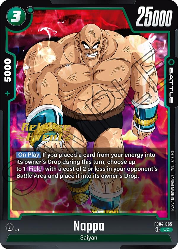 Nappa (FB04-065) [Ultra Limit Release Event Cards] | Total Play