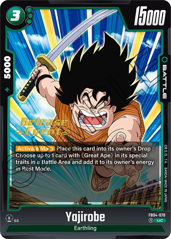 Yajirobe [Ultra Limit Release Event Cards] | Total Play