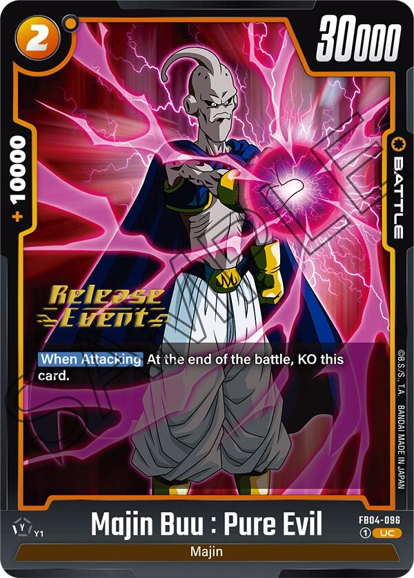 Majin Buu : Pure Evil [Ultra Limit Release Event Cards] | Total Play