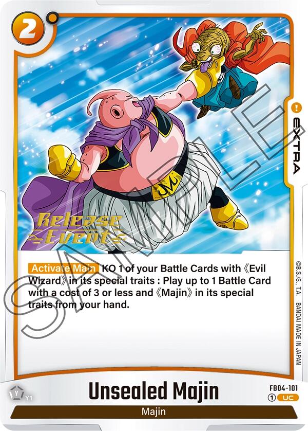 Unsealed Majin [Ultra Limit Release Event Cards] | Total Play