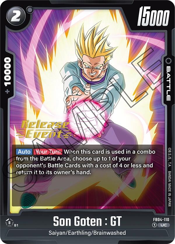 Son Goten : GT [Ultra Limit Release Event Cards] | Total Play