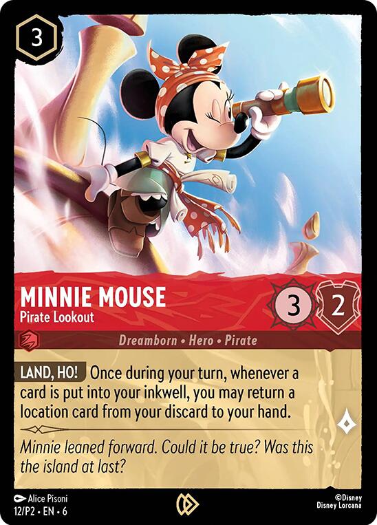 Minnie Mouse - Pirate Lookout (12/P2) [Promo Cards] | Total Play