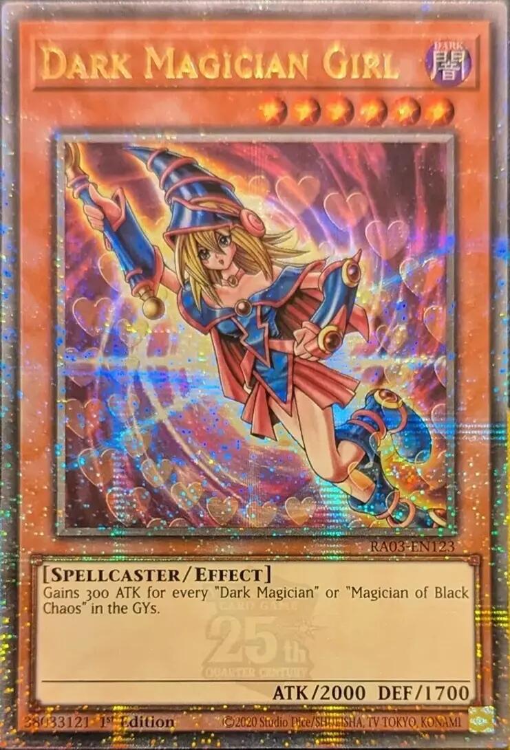 Dark Magician Girl (Quarter Century Secret Rare) (C) [RA03-EN123] Quarter Century Secret Rare | Total Play