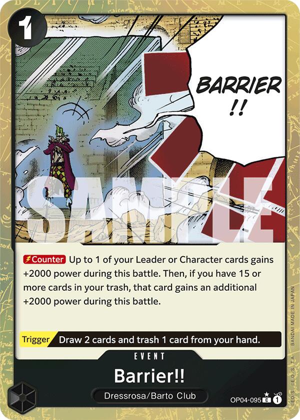 Barrier!! (Textured Foil) [Premium Booster -The Best-] | Total Play