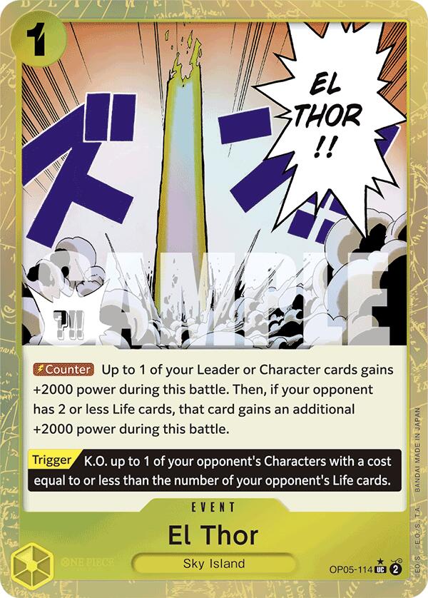 El Thor (Textured Foil) [Premium Booster -The Best-] | Total Play