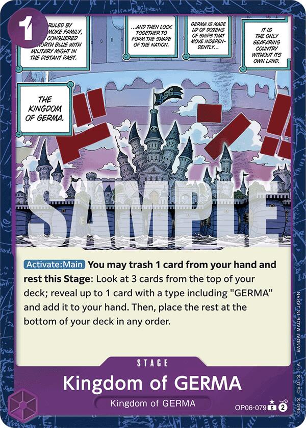 Kingdom of GERMA (Textured Foil) [Premium Booster -The Best-] | Total Play