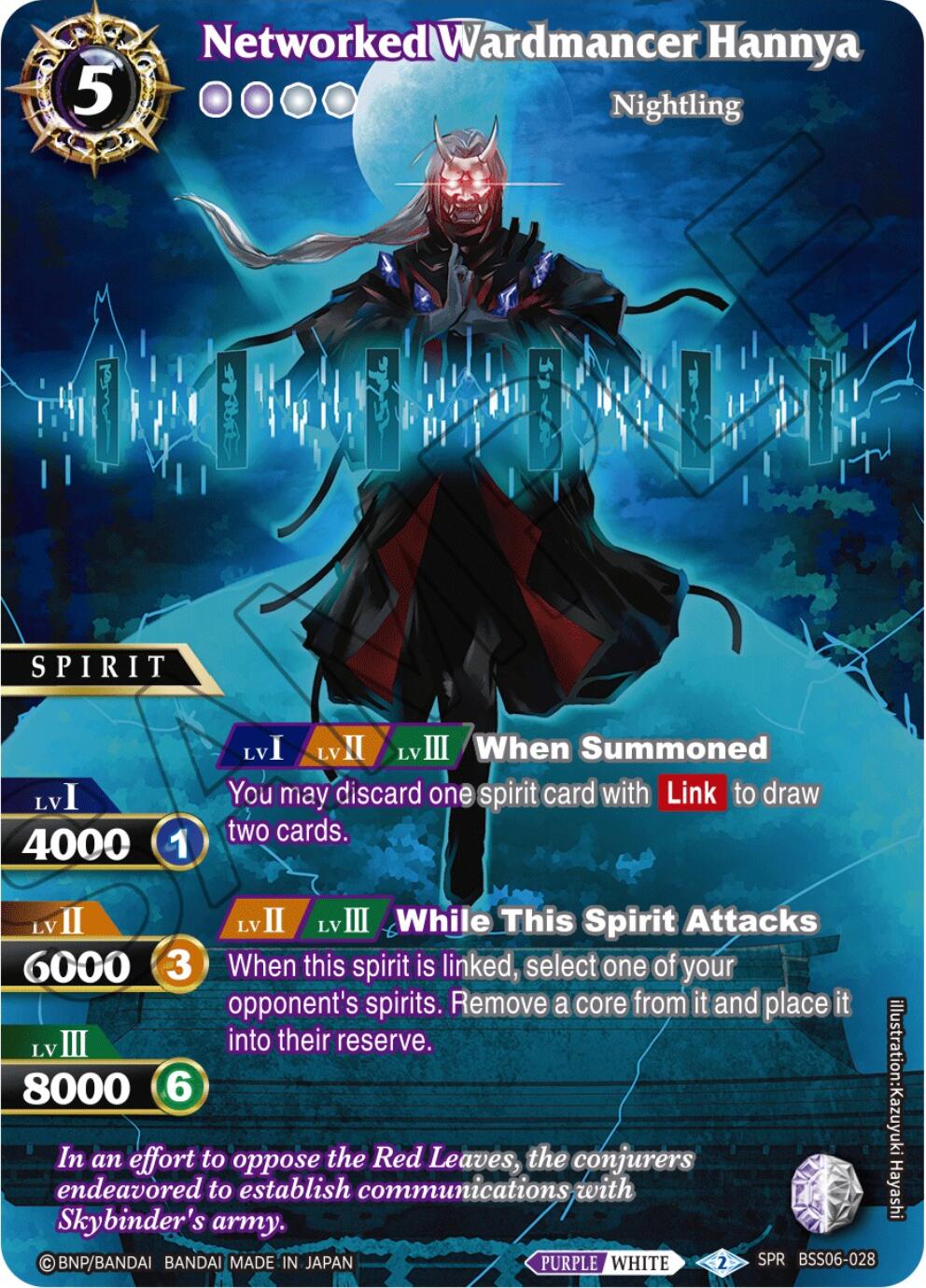 Networked Wardmancer Hannya (SPR) (BSS06-028) [Generational Link] | Total Play