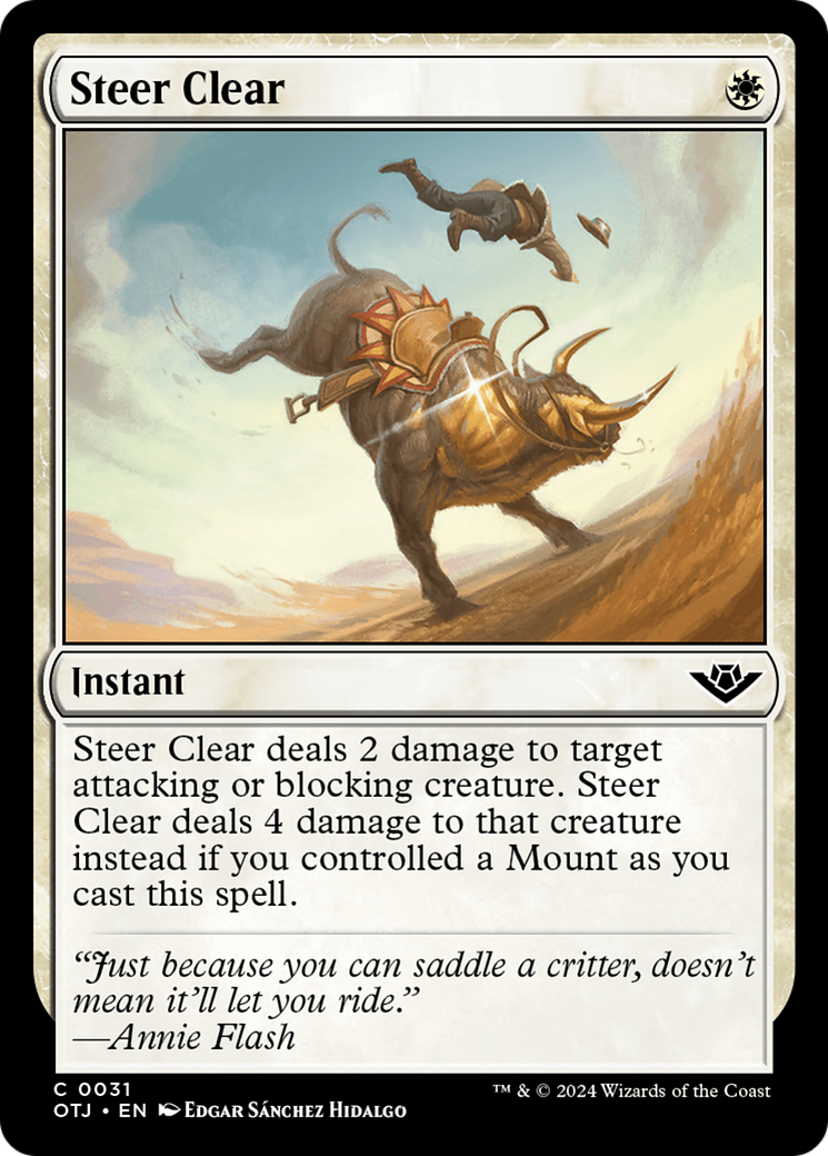 Steer Clear [Outlaws of Thunder Junction] | Total Play