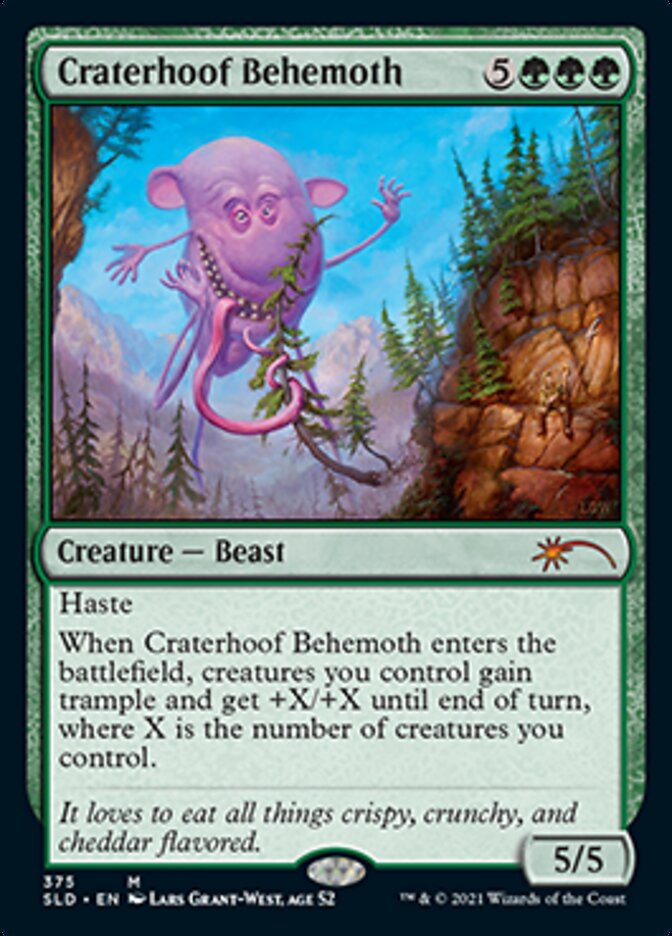 Craterhoof Behemoth (375) [Secret Lair Drop Series] | Total Play