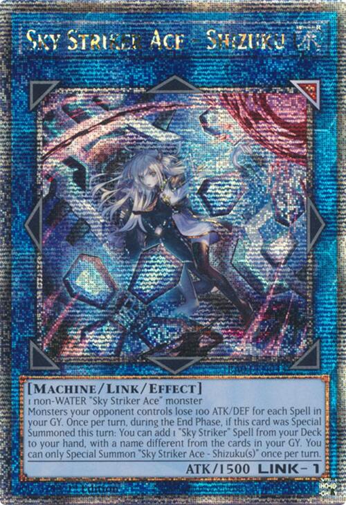 Sky Striker Ace - Shizuku (Alternate Art) (Quarter Century Secret Rare) [RA03-EN043] Quarter Century Secret Rare | Total Play