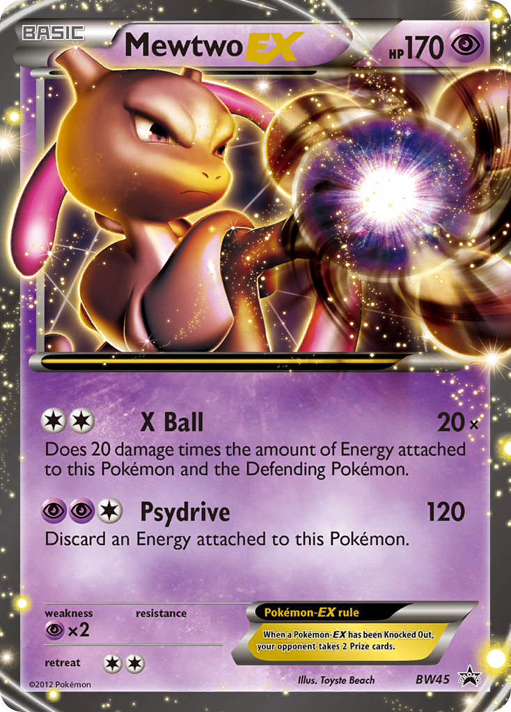 Mewtwo EX (BW45) [Black & White: Black Star Promos] | Total Play