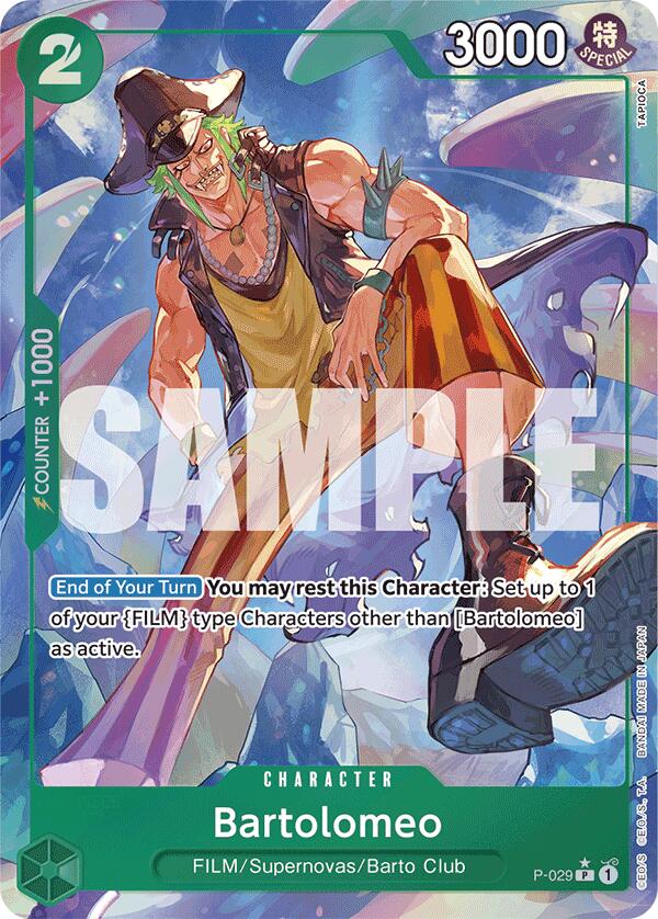 Bartolomeo (P-029) (Full Art) [Premium Booster -The Best-] | Total Play