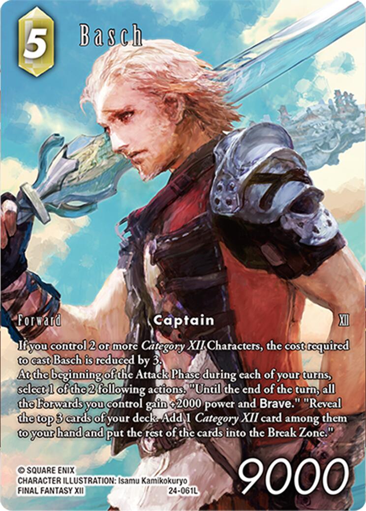 Basch (Full Art) [Hidden Legends] | Total Play