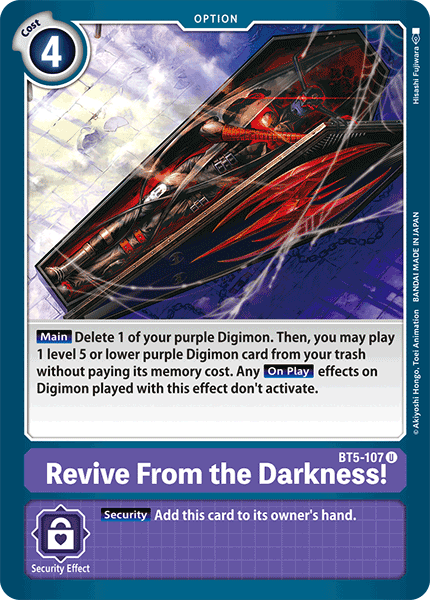Revive From the Darkness! [BT5-107] [Battle of Omni] | Total Play