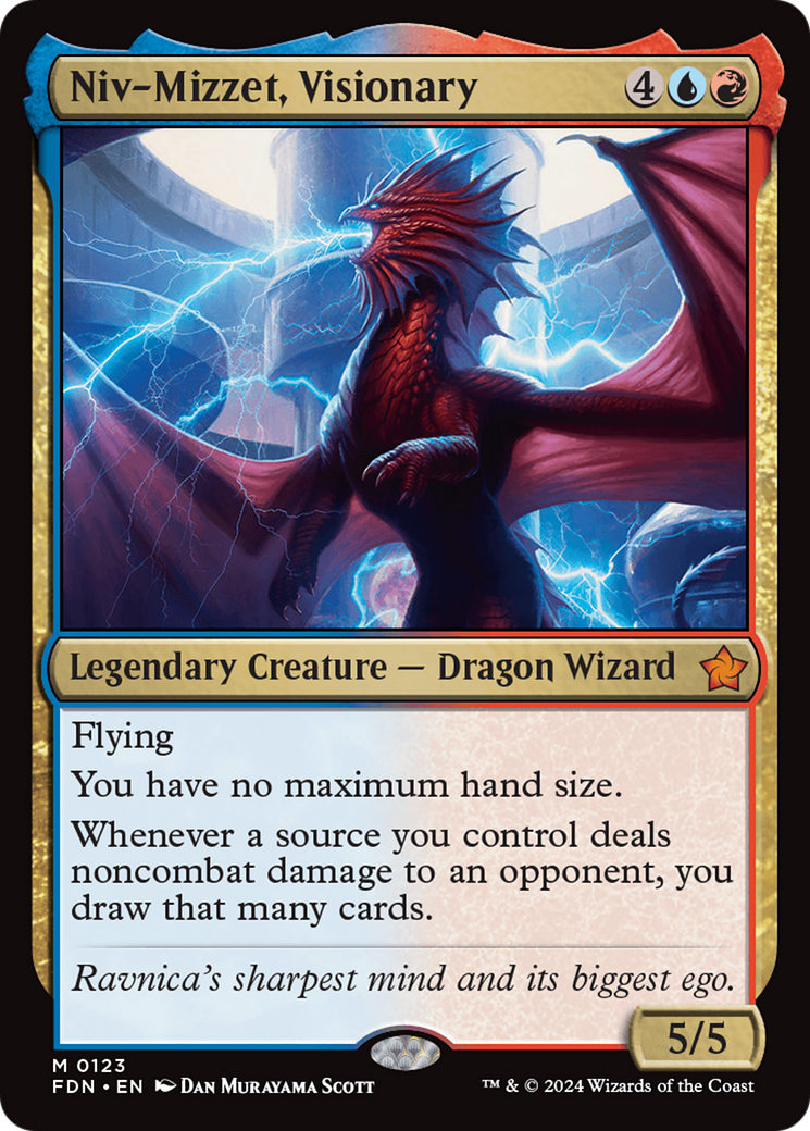 Niv-Mizzet, Visionary [Foundations] | Total Play