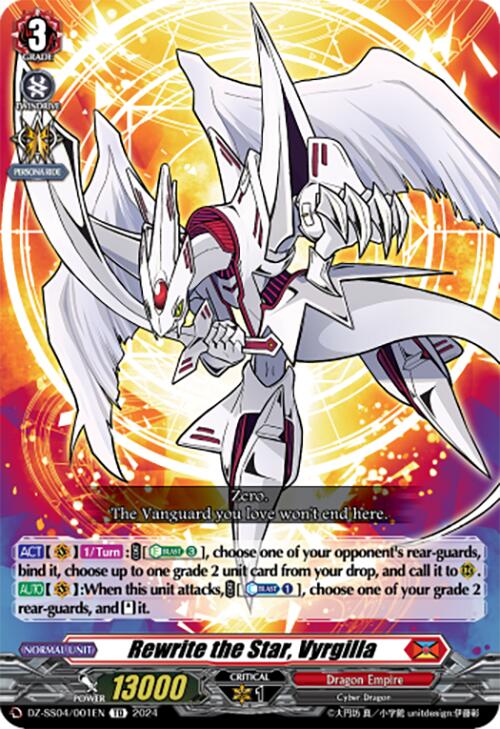 Rewrite the Star, Vyrgilla (DZ-SS04/001EN) [Special Series Stardust Blade] | Total Play
