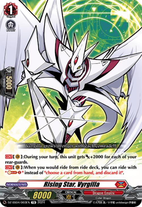 Rising Star, Vyrgilla (DZ-SS04/003EN) [Special Series Stardust Blade] | Total Play