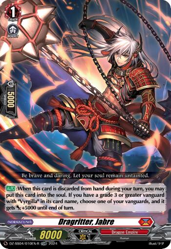 Dragritter, Jabre (Foil) (DZ-SS04/010EN-R) [Special Series Stardust Blade] | Total Play