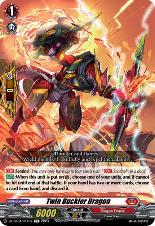 Twin Buckler Dragon (DZ-SS04/011EN) [Special Series Stardust Blade] | Total Play