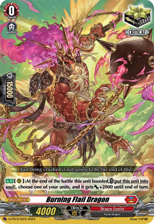 Burning Flail Dragon (D-PR/575EN) [D Promo Cards] | Total Play