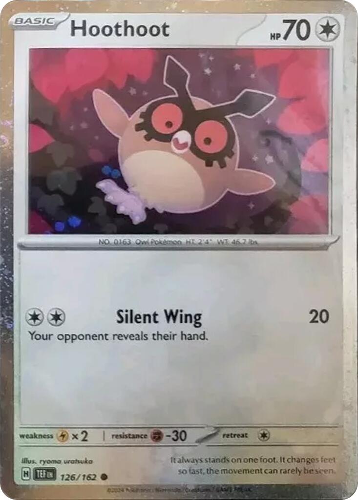 Hoothoot (126/162) (Cosmos Holo) [Scarlet & Violet: Black Star Promos] | Total Play