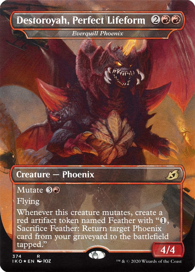Everquill Phoenix - Destoroyah, Perfect Lifeform (Godzilla Series) [Ikoria: Lair of Behemoths] | Total Play