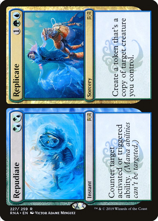 Repudiate // Replicate [Ravnica Allegiance] | Total Play