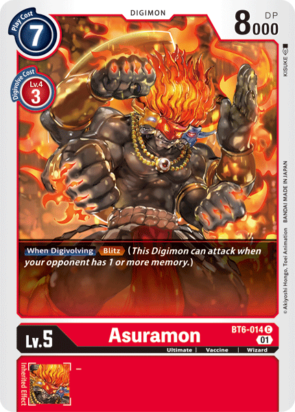 Asuramon [BT6-014] [Double Diamond] | Total Play