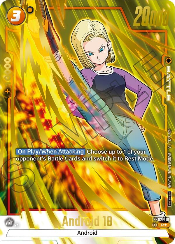 Android 18 (Championship Pack 03) [Fusion World Tournament Cards] | Total Play