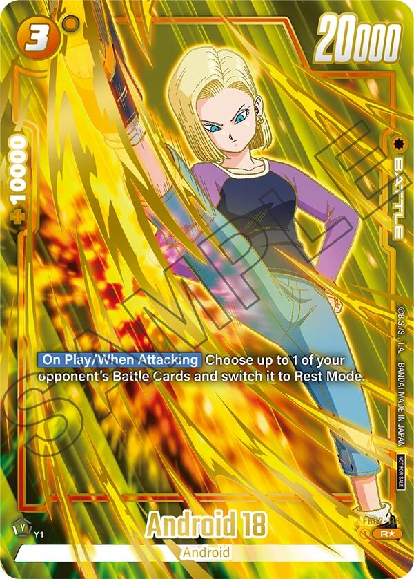 Android 18 (Championship Pack 03 - Finalist) [Fusion World Tournament Cards] | Total Play