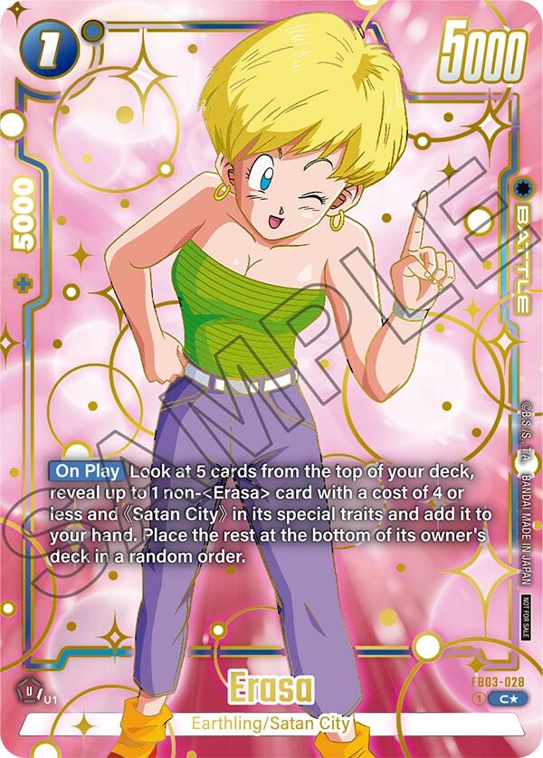 Erasa (Championship Pack 03 - Finalist) [Fusion World Tournament Cards] | Total Play
