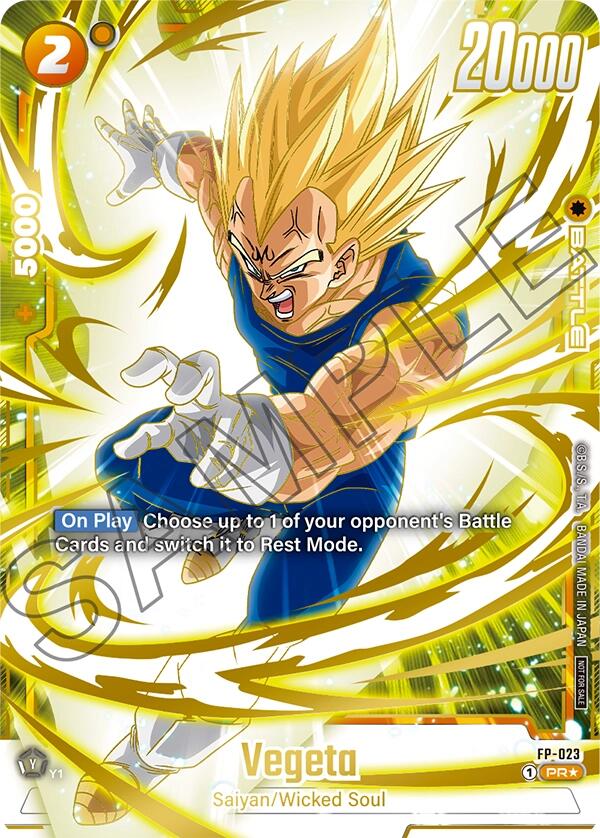 Vegeta (FP-023) (Selection Pack 01 Finalist) [Tournament and Championship Promos] | Total Play