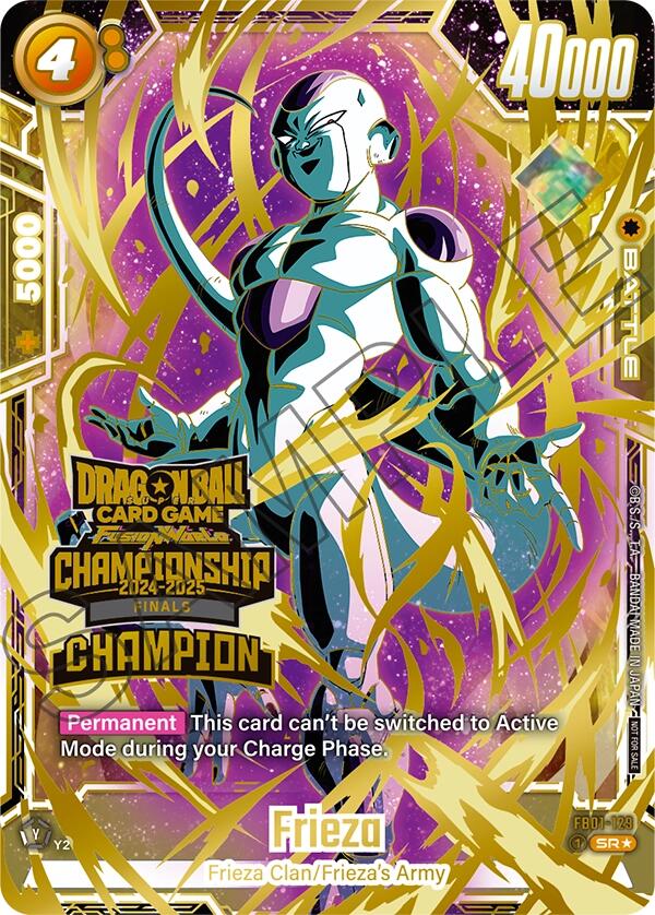 Frieza (FB01-129) (Championship 2024-2025 Finals Champion) [Tournament and Championship Promos] | Total Play