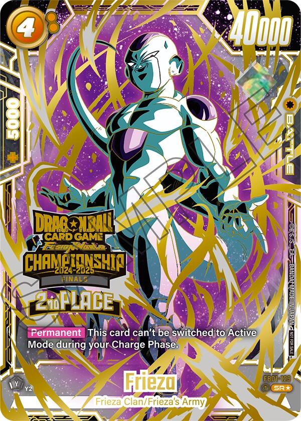 Frieza (FB01-129) (Championship 2024-2025 Finals 2nd Place) [Tournament and Championship Promos] | Total Play