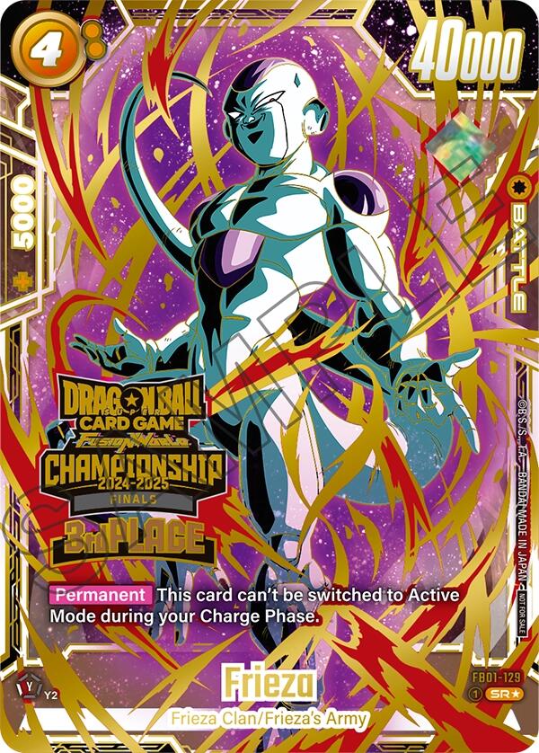 Frieza (FB01-129) (Championship 2024-2025 Finals 3rd Place) [Tournament and Championship Promos] | Total Play