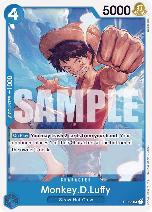 Monkey.D.Luffy (P-055) (Reprint) [Premium Booster -The Best-] | Total Play