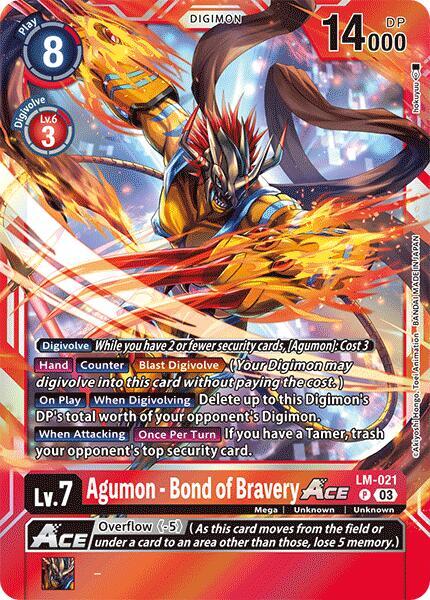 Agumon [LM-021] - Bond of Bravery ACE [Special Limited Set] | Total Play