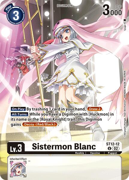 Sistermon Blanc [ST12-12] (Alternate Art) [Special Limited Set] | Total Play