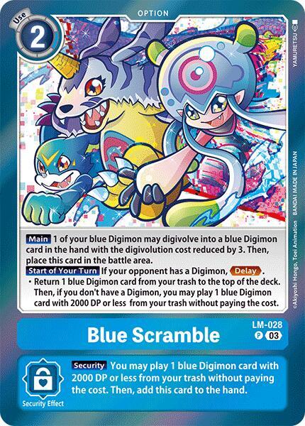 Blue Scramble [LM-028] [Special Limited Set] | Total Play