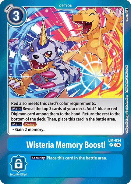 Wisteria Memory Boost! [LM-034] [Special Limited Set] | Total Play