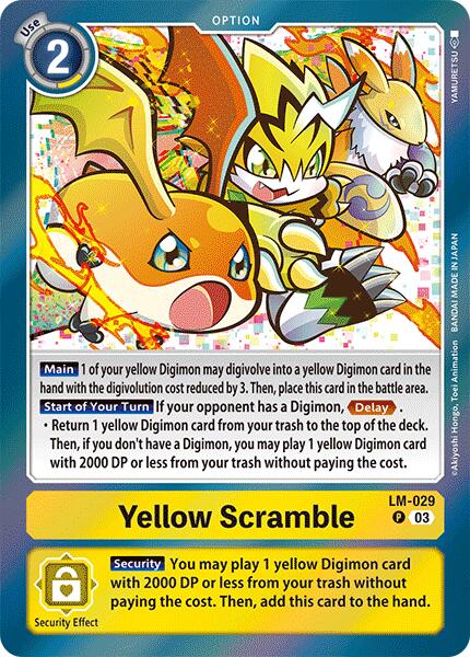 Yellow Scramble [LM-029] [Special Limited Set] | Total Play