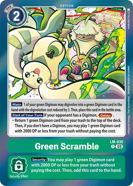 Green Scramble [LM-030] [Special Limited Set] | Total Play