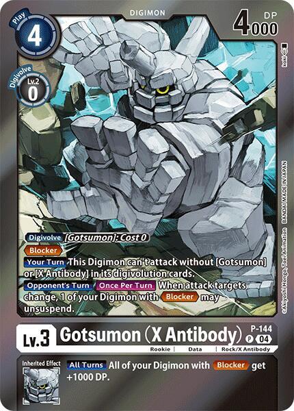 Gotsumon [P-144] (X Antibody) (Reprint) [Special Limited Set] | Total Play