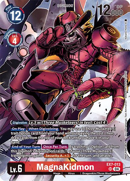 MagnaKidmon [EX7-013] (Alternate Art) (Box Topper) [Special Limited Set] | Total Play